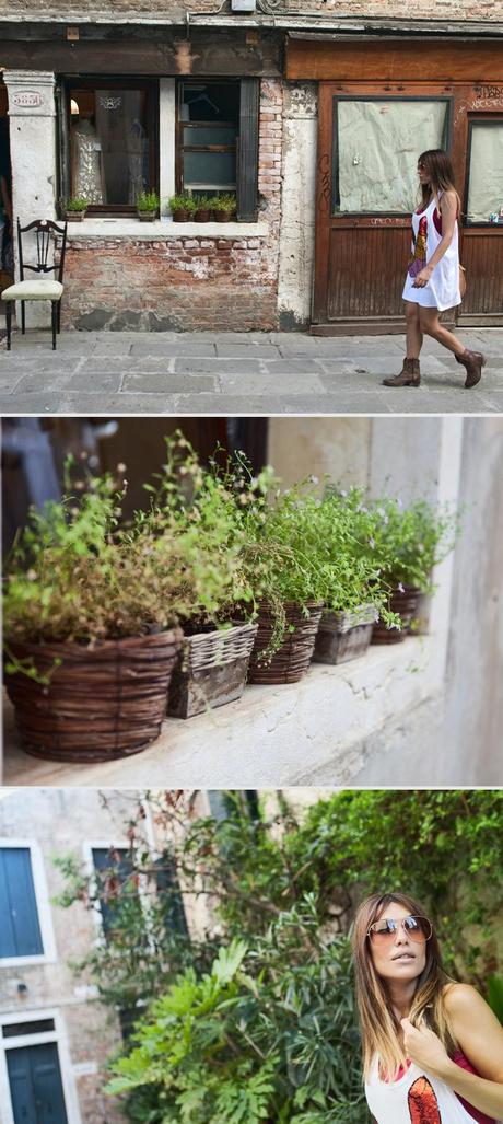 street style barbara crespo somewhere in venice streets italy outfit