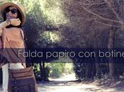 Falda papiro botines