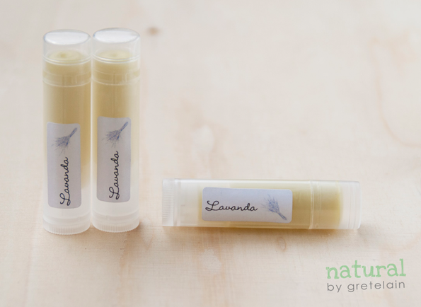 Bálsamo labial natural de LAVANDA
