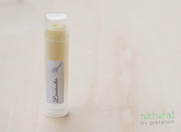 Bálsamo labial natural de LAVANDA