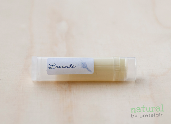 Bálsamo labial natural de LAVANDA