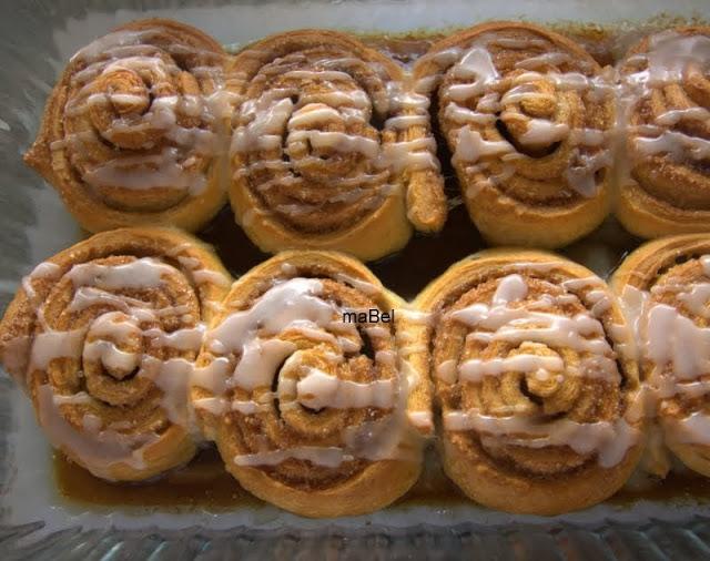 Rollos de canela con masa comprada