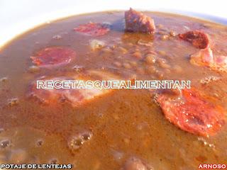 POTAJE DE LENTEJAS