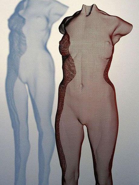 David Begbie: la escultura con mallas de acero