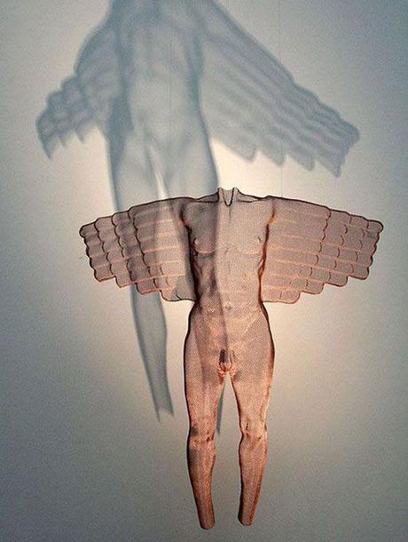 David Begbie: la escultura con mallas de acero