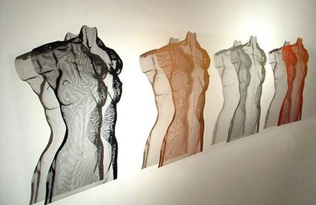 David Begbie: la escultura con mallas de acero