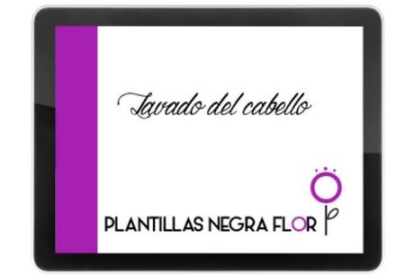 Plantilla descargable para seguimiento del lavado del cabello.