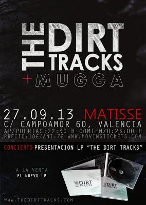 THE DIRT TRACKS Estrenan su Lp en Casa (27.Sept.2013; Sala Matisse -Valencia-)