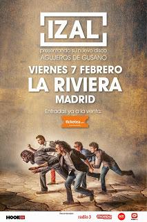Izal presentarán su nuevo disco en La Riviera madrileña