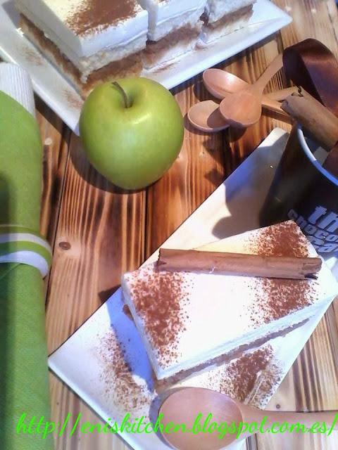 Tarta de manzana con vainilla  (y la semana de Mim en Sueca Valencia)