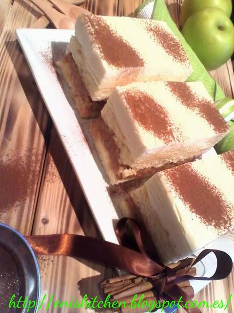 Tarta de manzana con vainilla  (y la semana de Mim en Sueca Valencia)