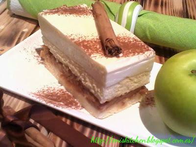 Tarta de manzana con vainilla  (y la semana de Mim en Sueca Valencia)