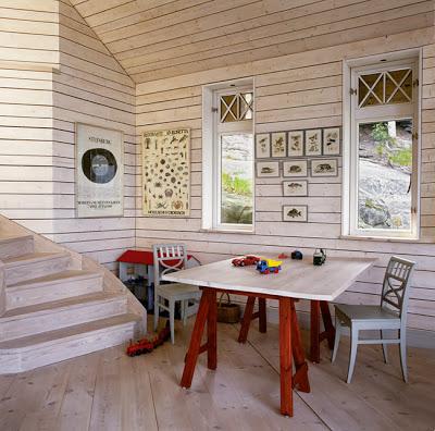 Cabana de Maderas Claras en Polonia