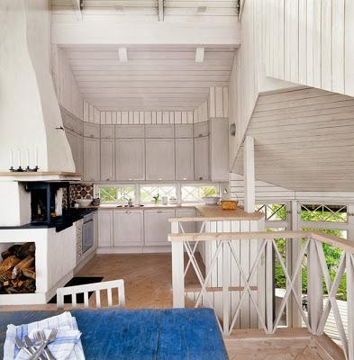 Cabana de Maderas Claras en Polonia