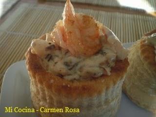 CHAMPIÑONES EN SALSA DE VINO BLANCO