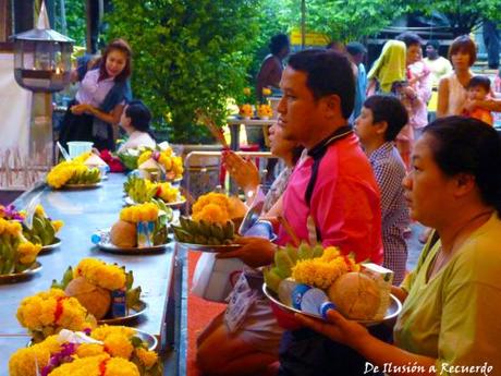 Otro Bangkok Ofrendas en Bangkok