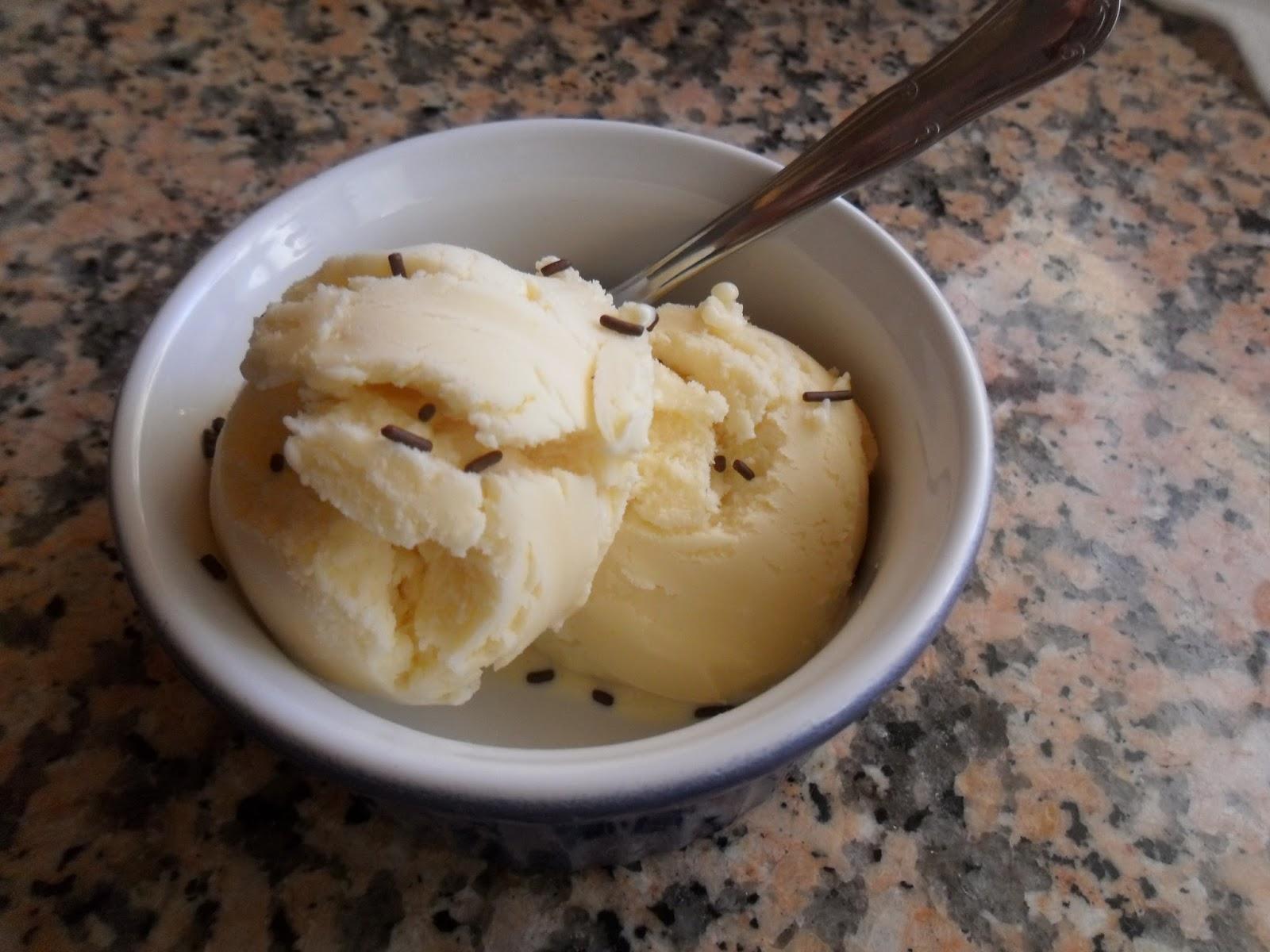 Helado de lemon curd (crema de limon) y japonshop