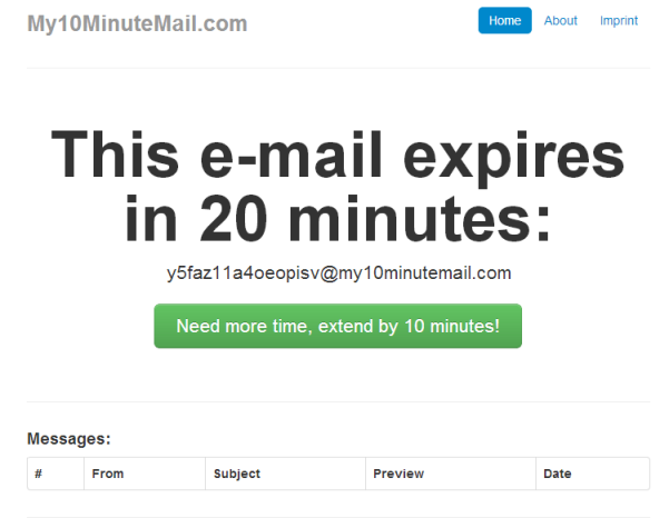 My10minutemail.com