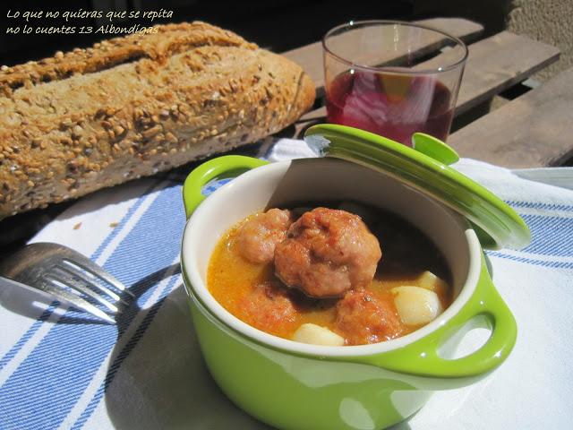 Albóndigas con sepia