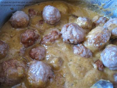 Albóndigas con sepia