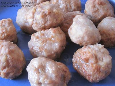 Albóndigas con sepia