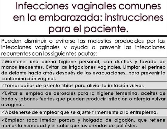 infecciones vaginales embarazo