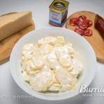 Ingredientes receta gratin de patatas con chorizo y queso