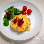 Gratín de patatas: recetas para saborear Gratín de patatas con queso de cabra, ajos y tomate dulce