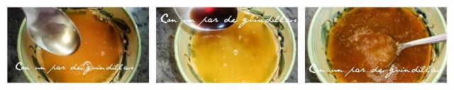 Pastel de cabracho (sin cabracho) con vinagreta de naranja