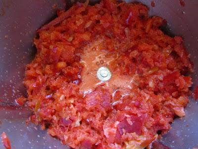 Pimientos confitados (Mermelada de pimientos)