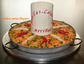 Tarta Paella