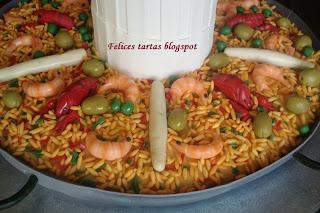 Tarta Paella