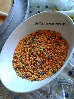 Tarta Paella