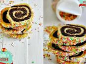 Galletas espiral sprinkles