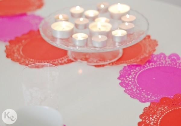 Doilies breakfast decor