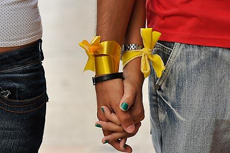 Piquetes informativos protestan ante la Embajada de EE UU