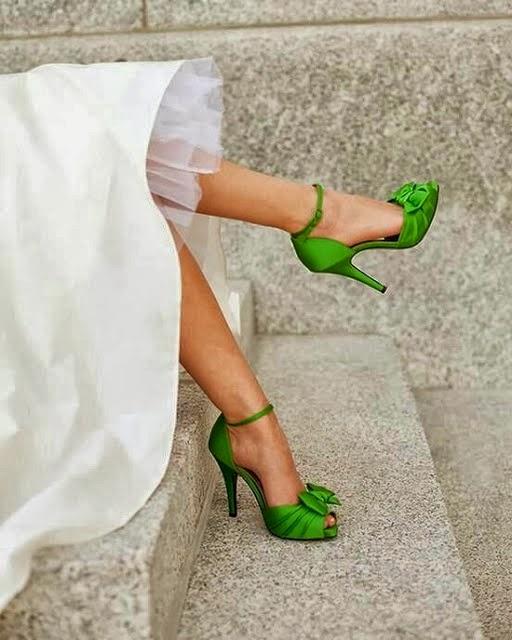 Es Tendencia: zapatos de novia de colores