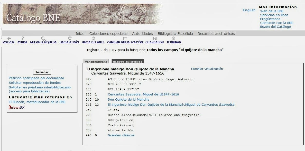 Catalogación