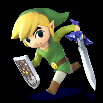 Toon Link aparece en el futuro Smash Bros.