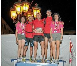 Equipo montañero con discapacidad visual, ganador absoluto en la Prueba Nacional de Larga Distancia