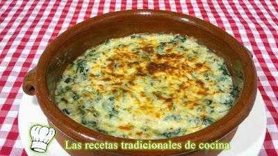 espinacas con bechamel
