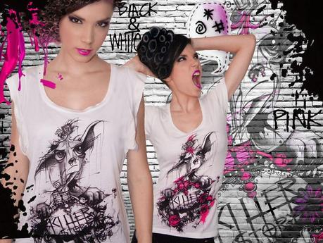 Camisetas de la línea Killer Story del diseñador Peio Durán