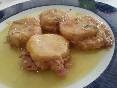 Patatas a la importancia rellenas de jamón-Jesús Alvarez