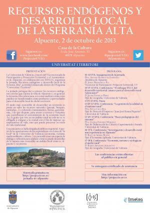 EN OCTUBRE, DESARROLLO RURAL