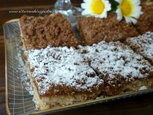 Barritas de Avena y Mermelada de Higos con Streusel de Gofio