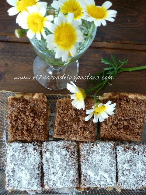 Barritas de Avena y Mermelada de Higos con Streusel de Gofio