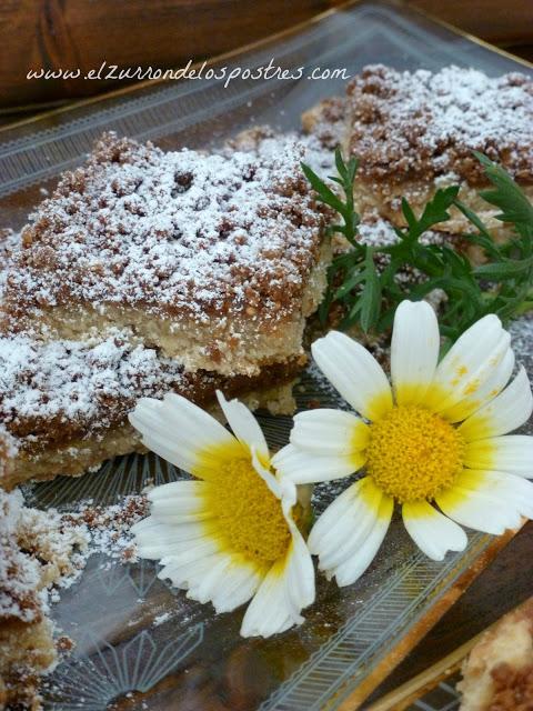 Barritas de Avena y Mermelada de Higos con Streusel de Gofio
