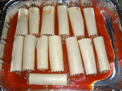 Canelones con Carne y Paté