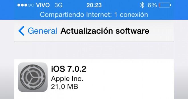 iOS 7 recibe su primer parche de seguridad