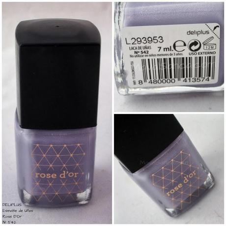 DELIPLUS esmalte de uñas Rose D'Or DELIPLUS esmalte de uñas Rose D'Or